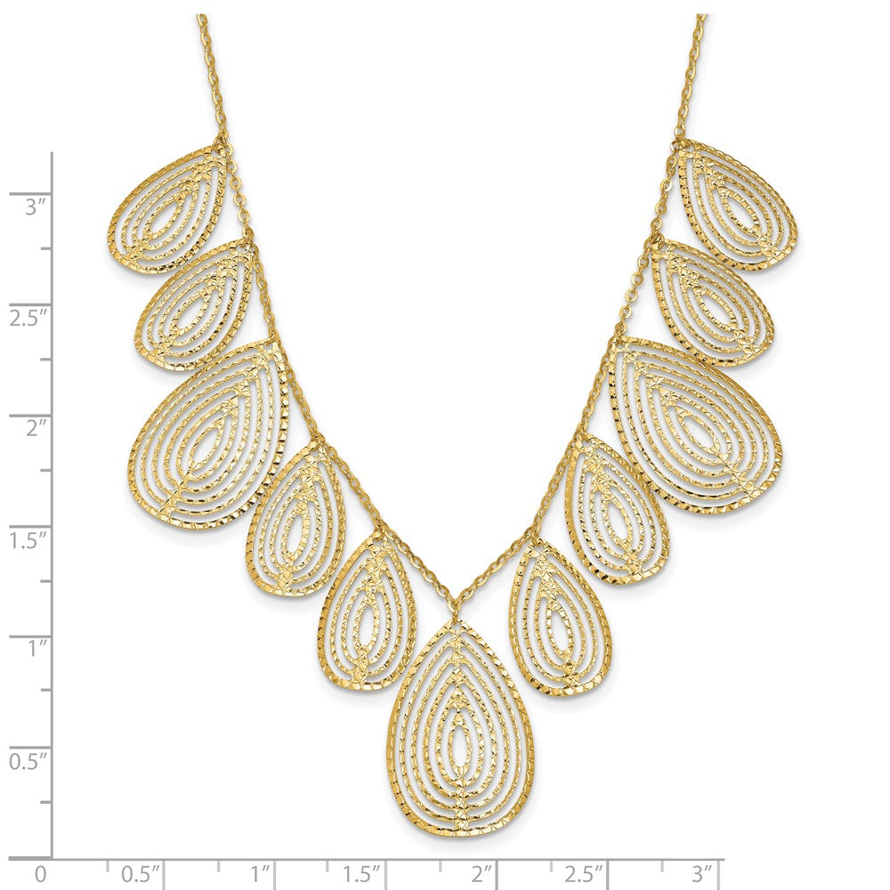 Polished D/C w/ 2in ext. Necklace
