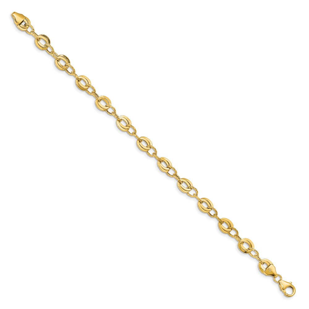 D/C Fancy Link Bracelet 7.5"