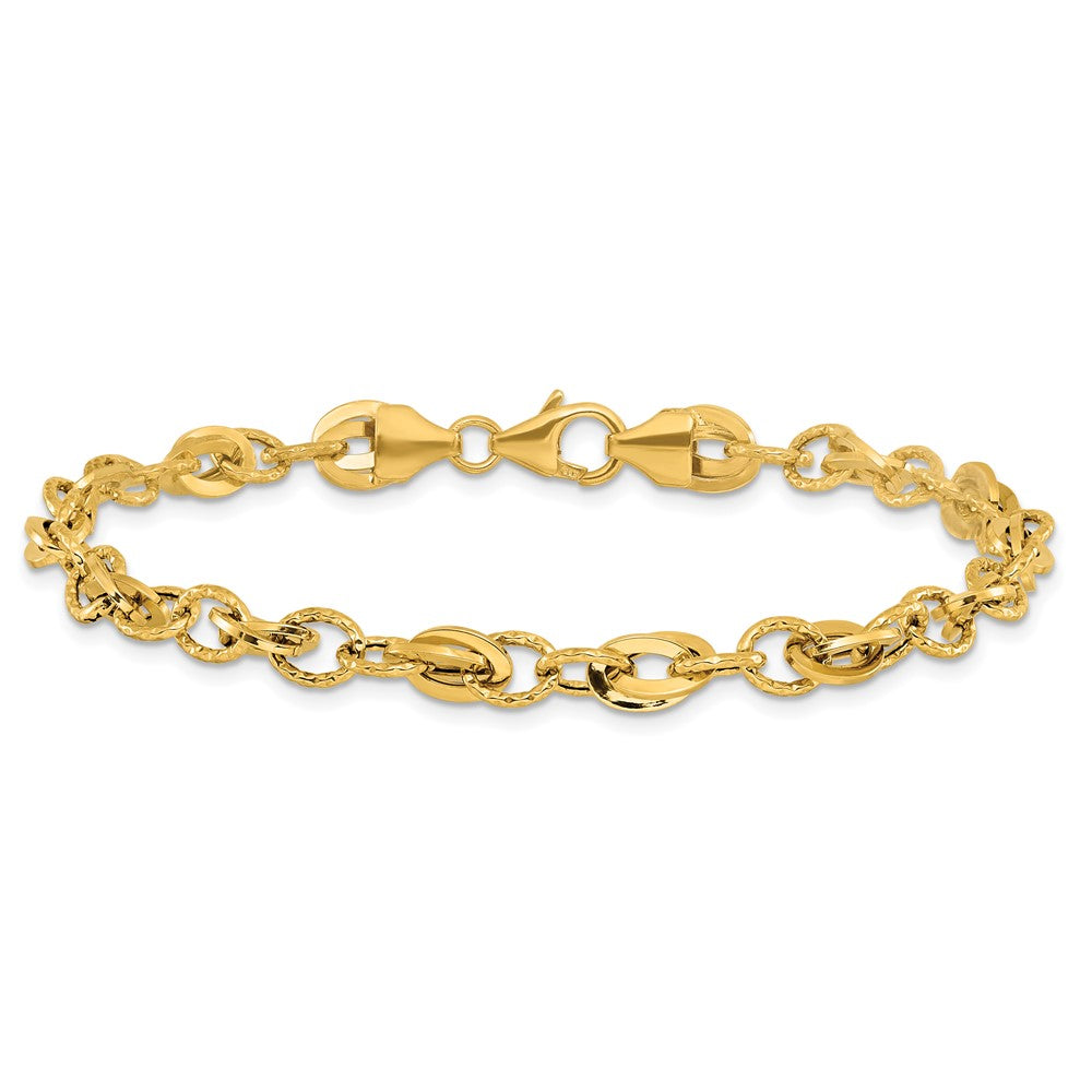 D/C Fancy Link Bracelet 7.5"