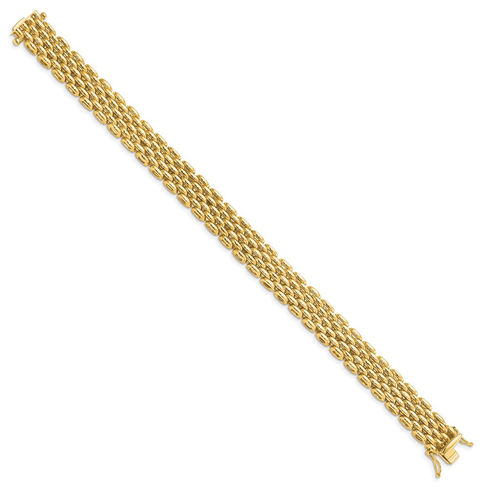 Polished Fancy Bracelet 7.5" - 10.33mm