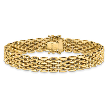 Polished Fancy Bracelet 7.5" - 10.33mm