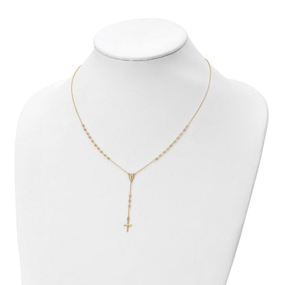 Cross Y-Drop w/1.25 ext. Necklace 16.5"