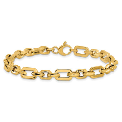 Polished Bracelet 7.5" - 6.5mm