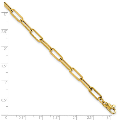 Polished Fancy Link with 1in ext Bracelet - 4.5mm