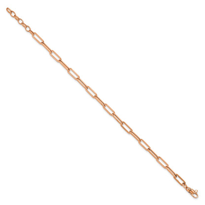 Polished Fancy Link with 1in ext Bracelet - 4.5mm