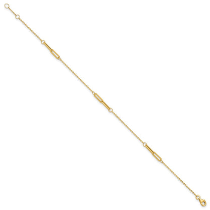 Polished w/ .5in ext. Anklet