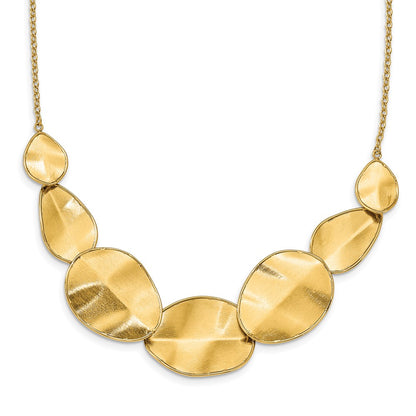 Polished Textured w/ 2in ext Necklace