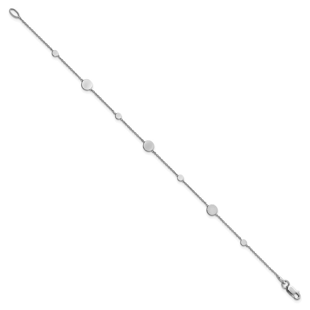 Polished Disc Bracelet 7.5"
