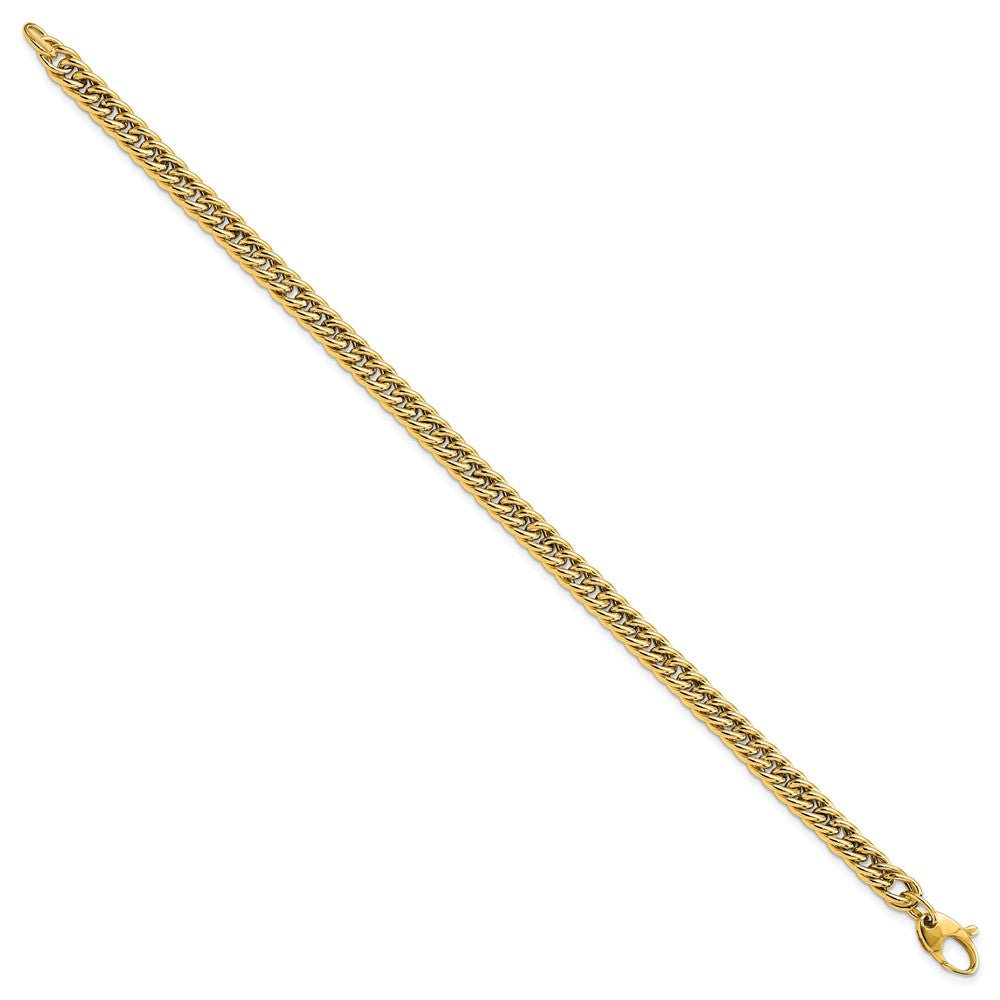 Polished Curb Link Bracelet 7.75" - 5.25mm
