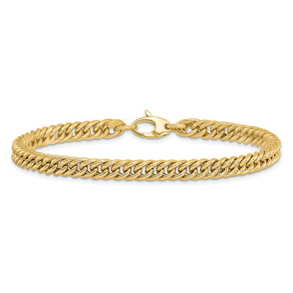 Polished Curb Link Bracelet 7.75" - 5.25mm
