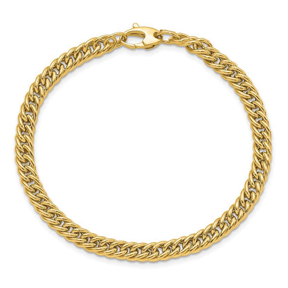 Polished Curb Link Bracelet 7.75" - 5.25mm