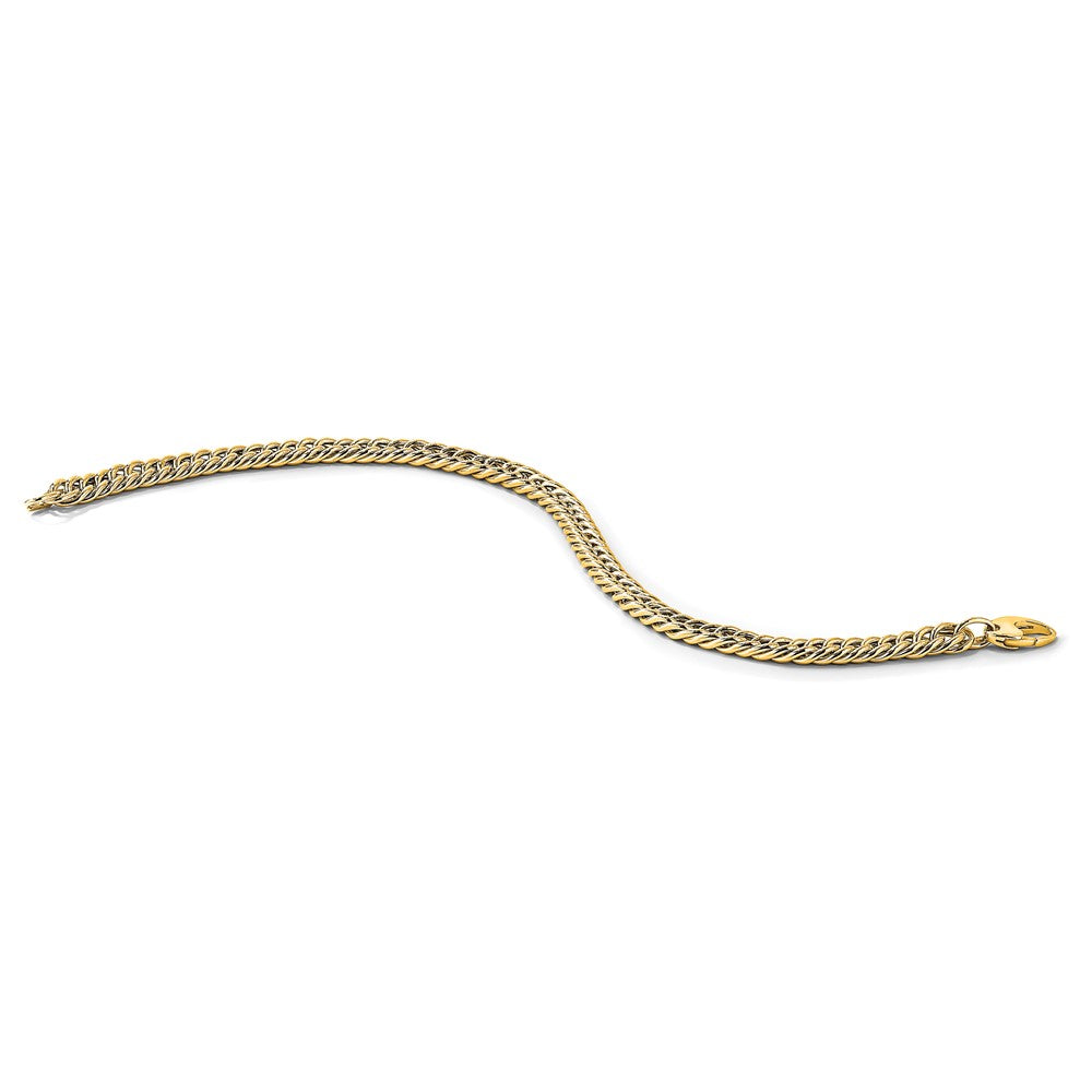 Polished Curb Link Bracelet 7.75" - 5.25mm