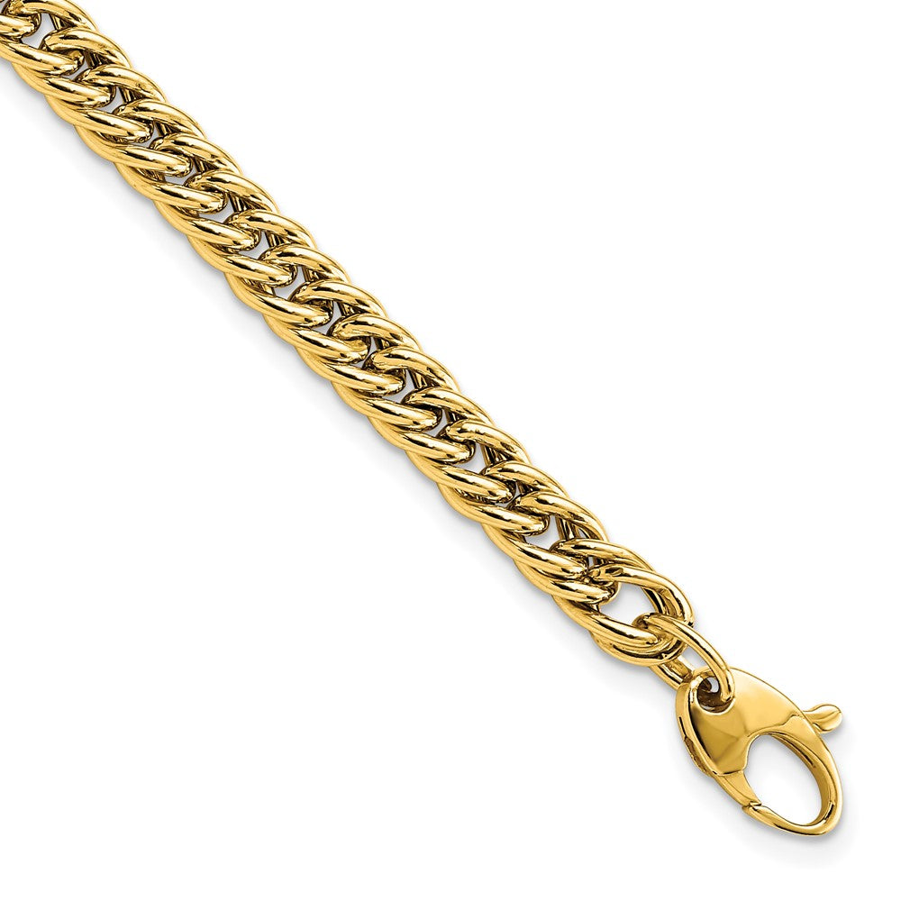 Polished Curb Link Bracelet 7.75" - 5.25mm
