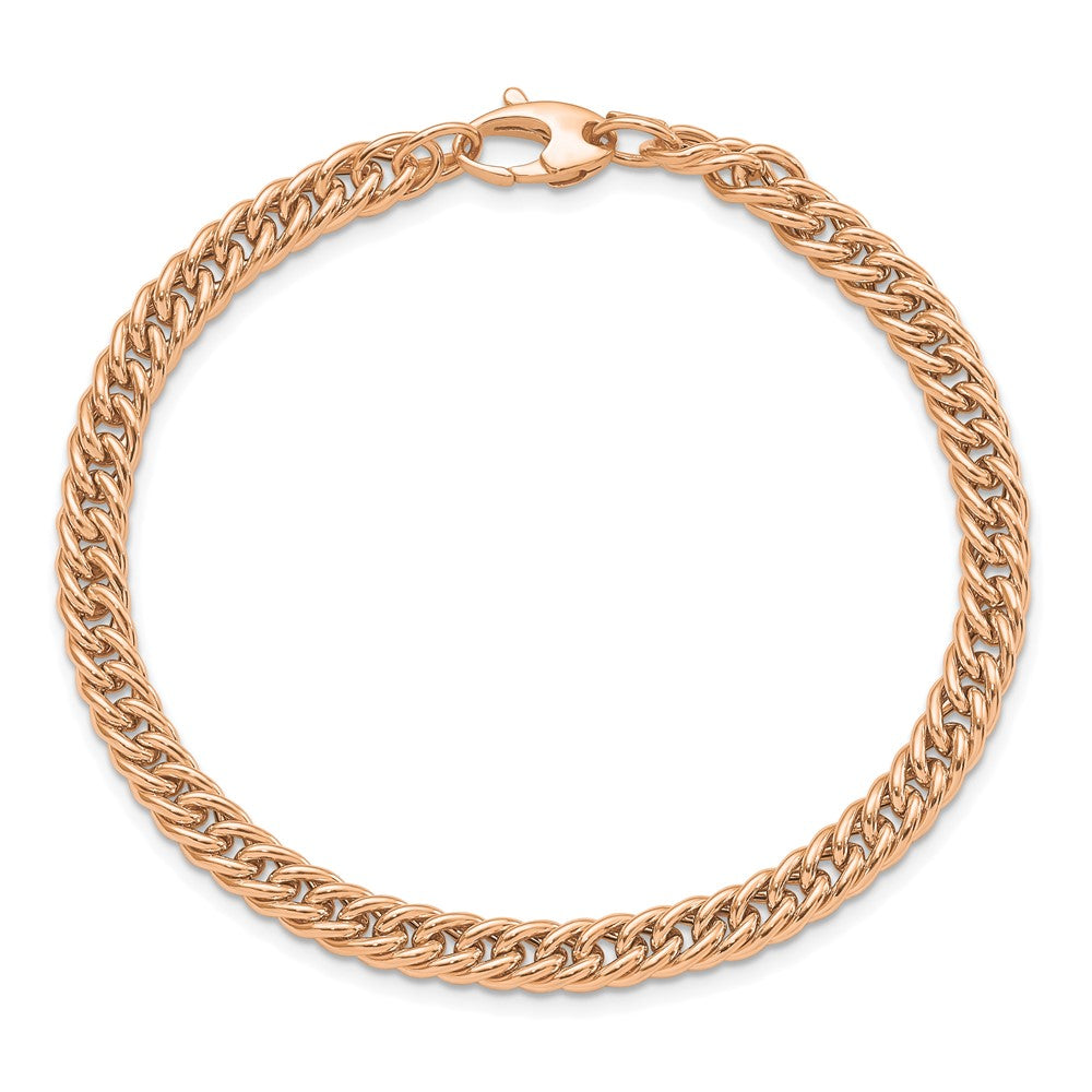 Polished Curb Link Bracelet 7.75" - 5.25mm