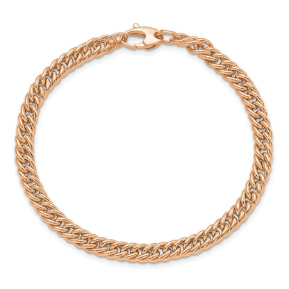Polished Curb Link Bracelet 7.75" - 5.25mm
