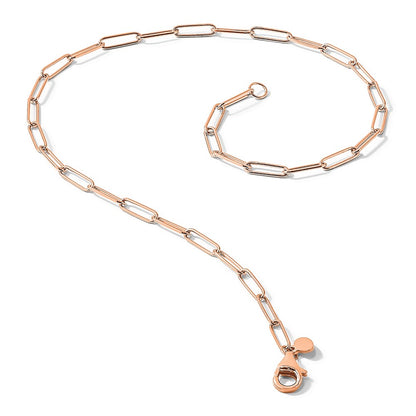 Polished Fancy Link Anklet 10"