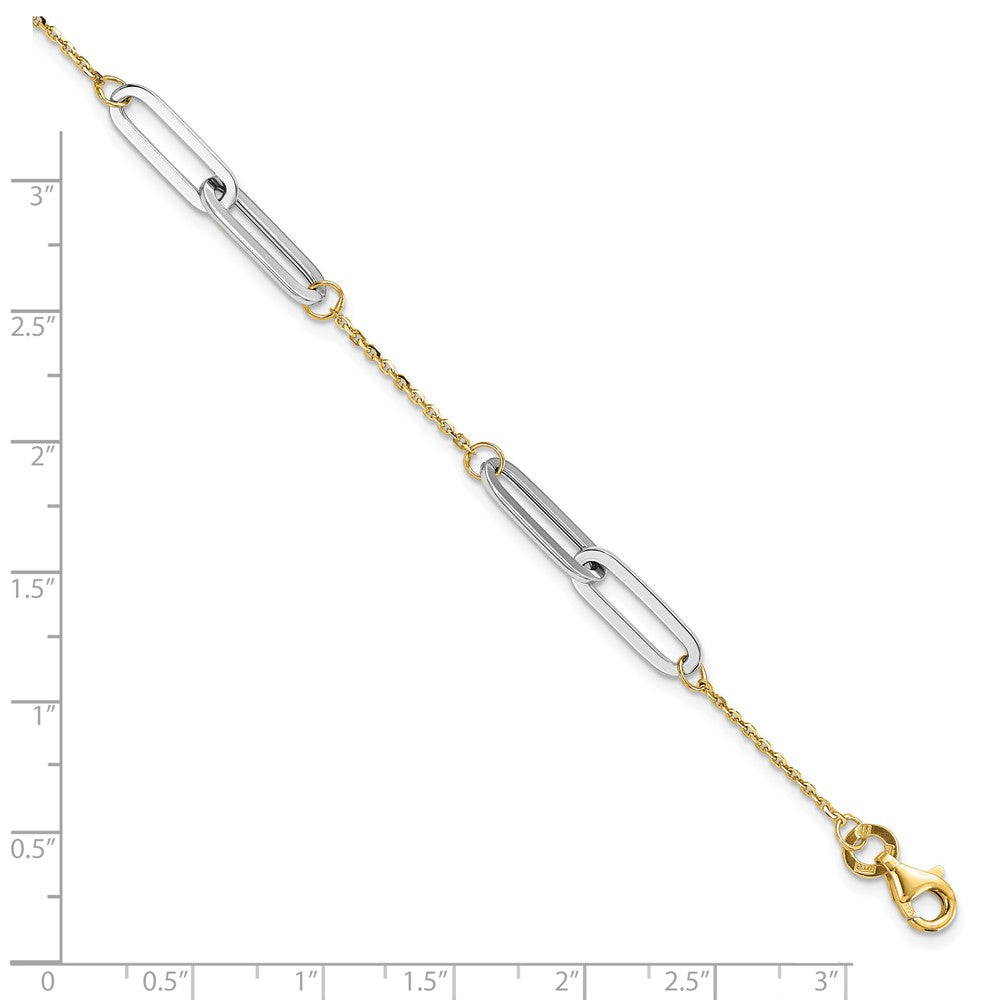 Polished w/1in ext. Bracelet - 3.06g