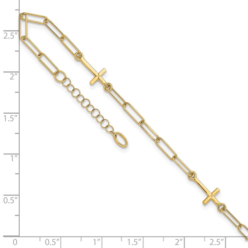 Cross Link with 1in. ext Anklet