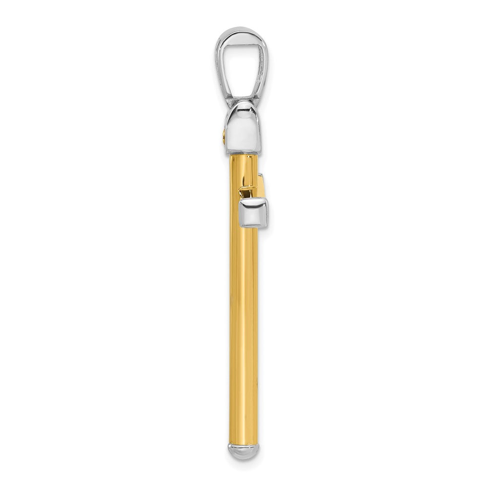 Polished Cross Pendant - 27.25mm