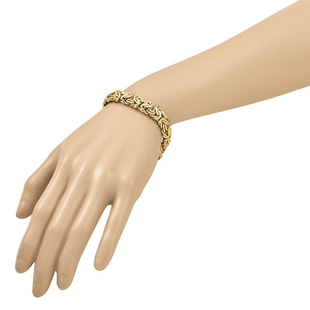Polished Fancy Link Bracelet 7.5" - 16.47g