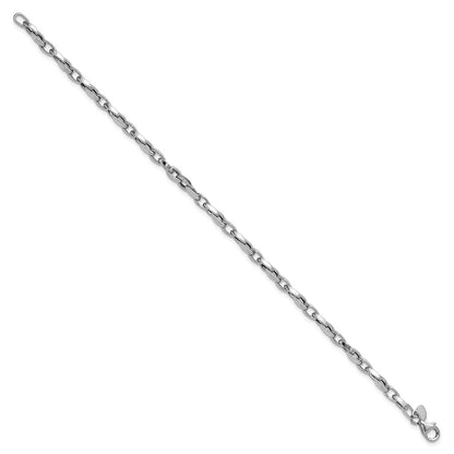 Polished Fancy Link Bracelet 7.25" - 3.5mm