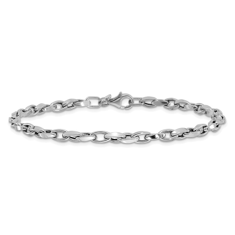 Polished Fancy Link Bracelet 7.25" - 3.5mm
