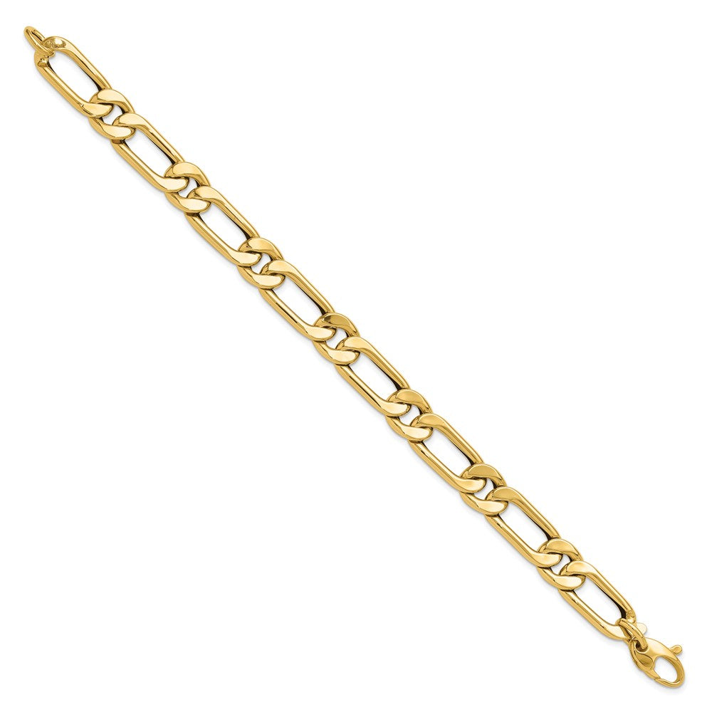 Polished Hollow Fancy Link Men's Bracelet 8.5"
