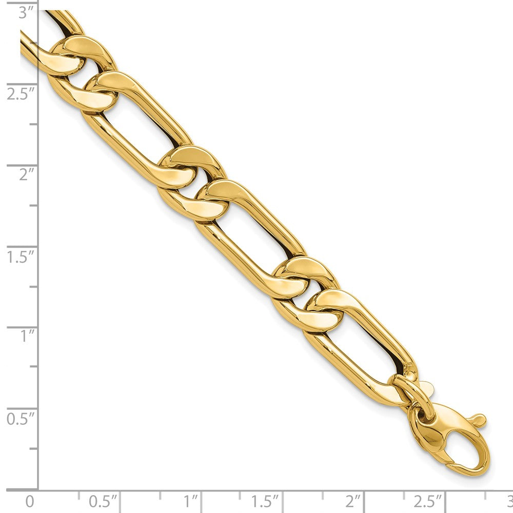 Polished Hollow Fancy Link Men's Bracelet 8.5"