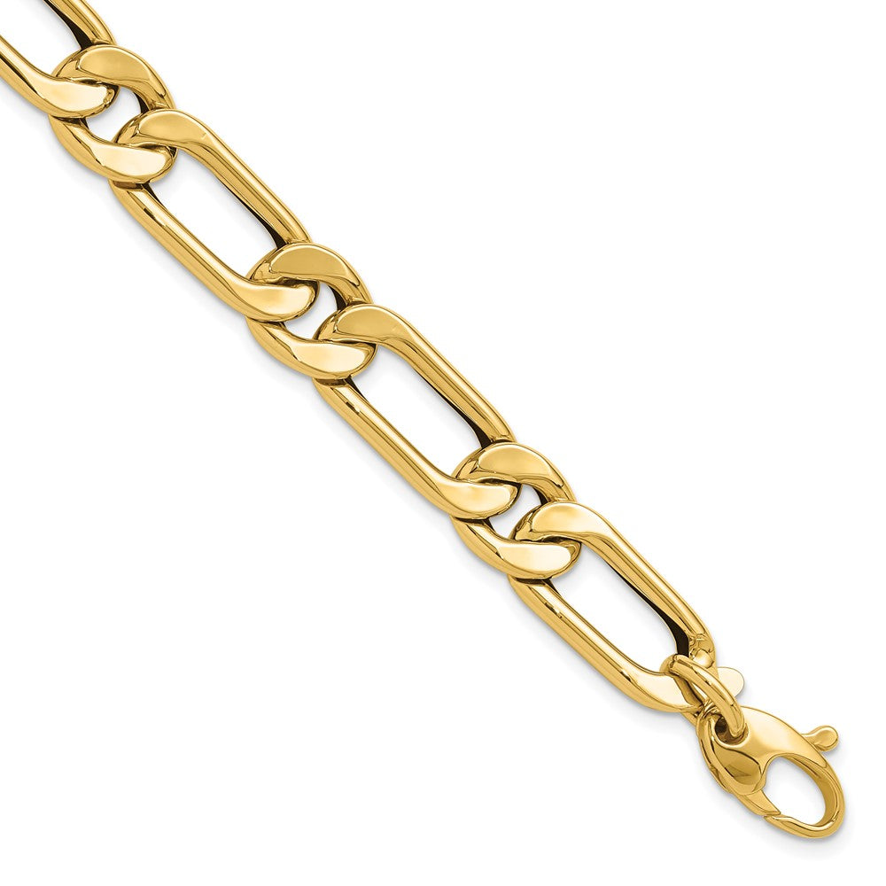 Polished Hollow Fancy Link Men's Bracelet 8.5"
