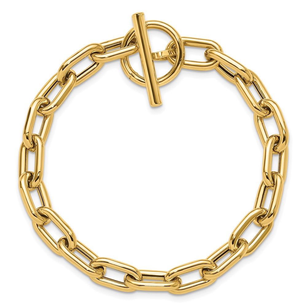 Polished Fancy Toggle Link Bracelet 7.5" - 7.5mm