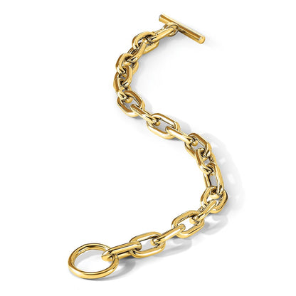 Polished Fancy Toggle Link Bracelet 7.5" - 7.5mm