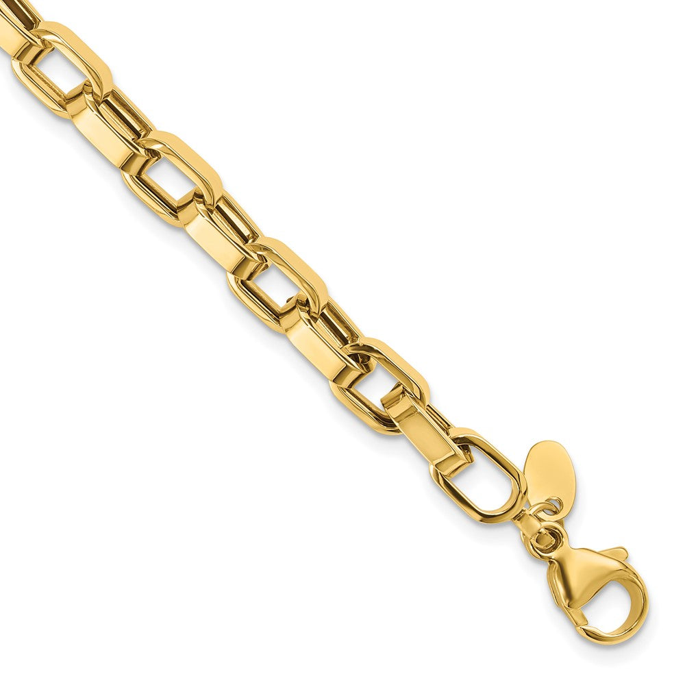 Polished Fancy Link Bracelet 8" - 5.8mm