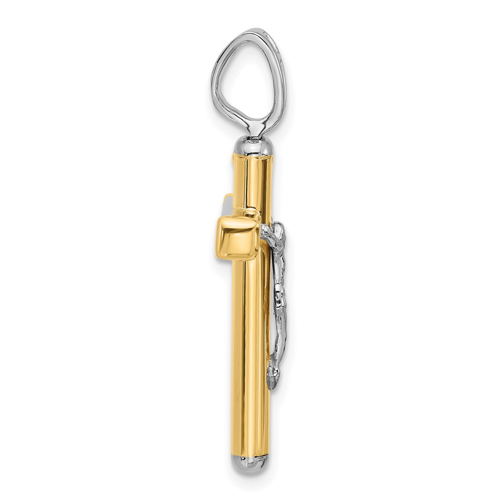 Polished Crucifix Pendant - 17.8mm