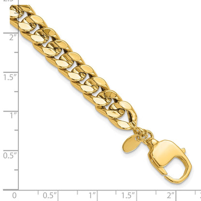 Polished Curb Men's Bracelet 8"