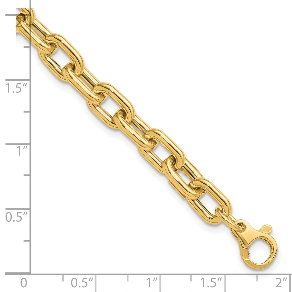 Polished Fancy Link Bracelet 7.5" - 6.5mm