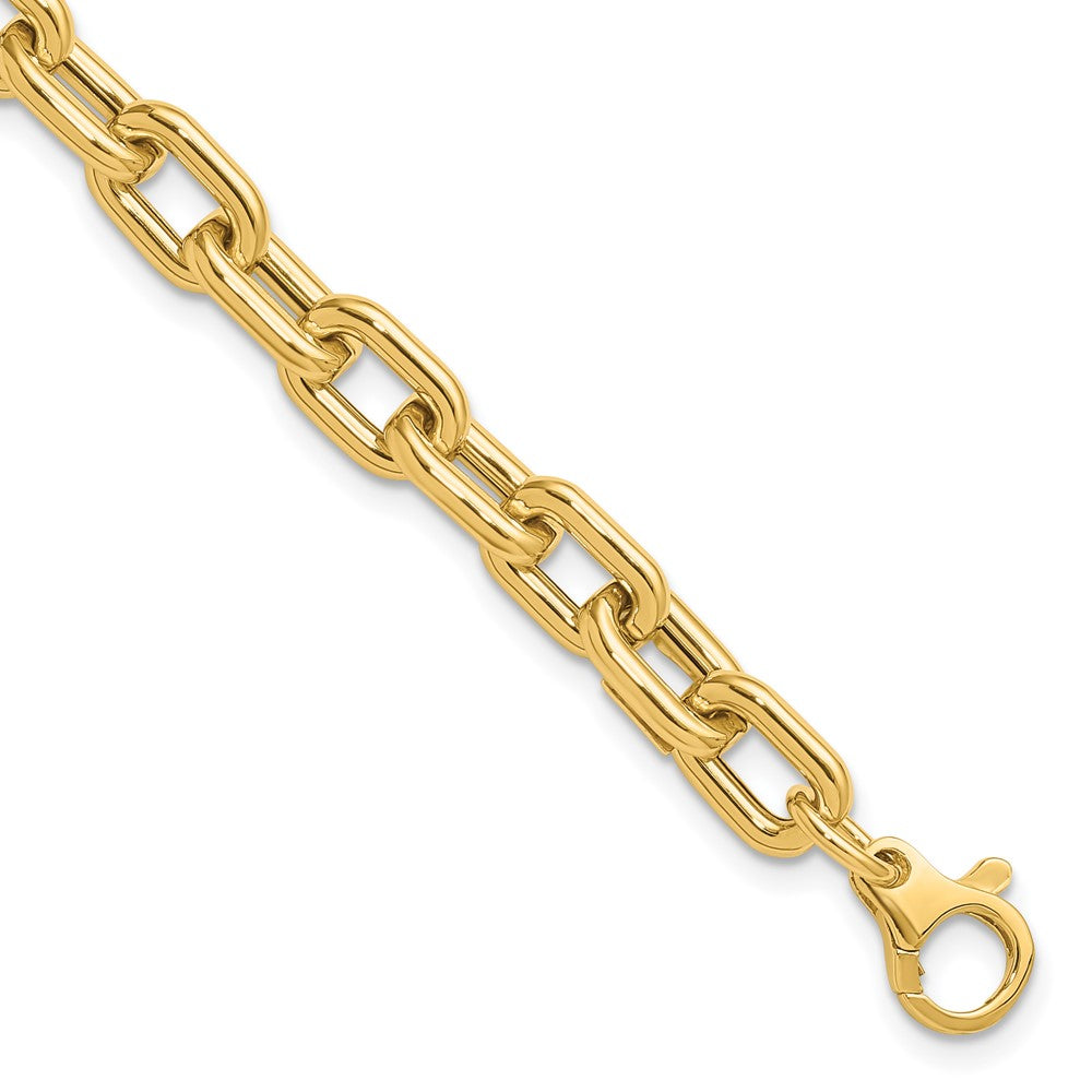 Polished Fancy Link Bracelet 7.5" - 6.5mm