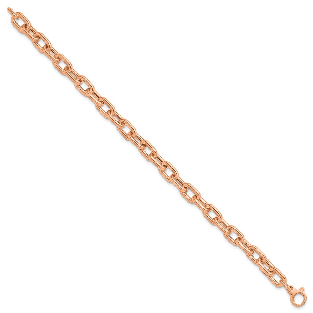 Polished Fancy Link Bracelet 7.5" - 6.5mm