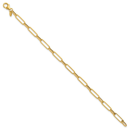 Polished/Textured Fancy Link Bracelet 7.5"