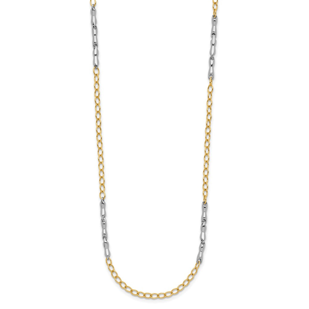 Polished Fancy Link Necklace 20" - 2.83mm