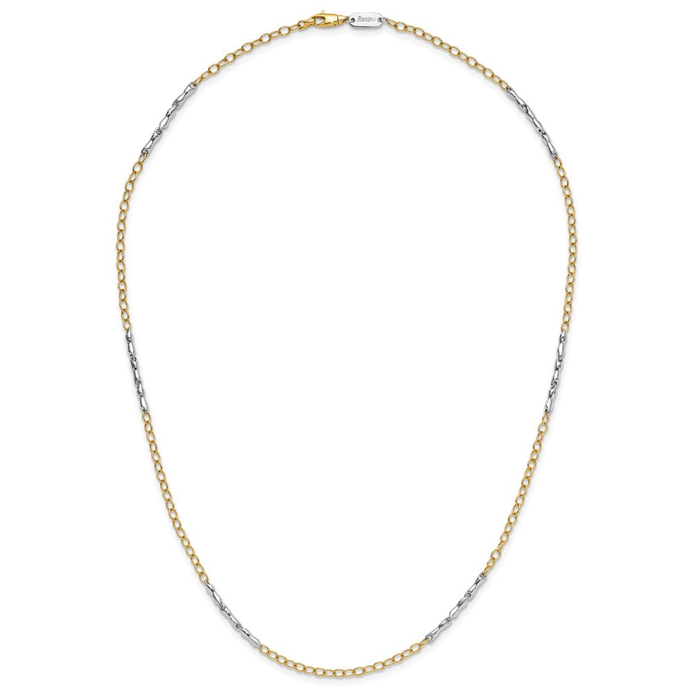 Polished Fancy Link Necklace 20" - 2.83mm
