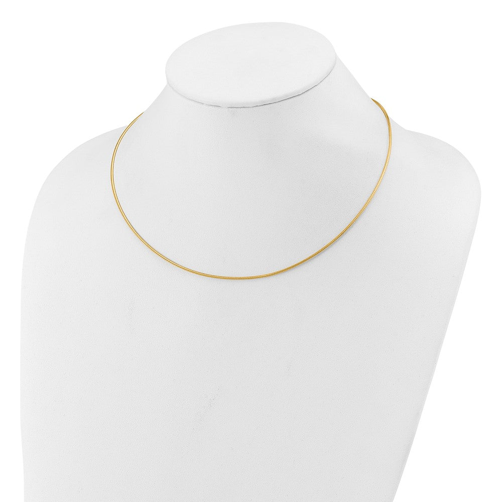Polished Reversible with 2in ext. Necklace