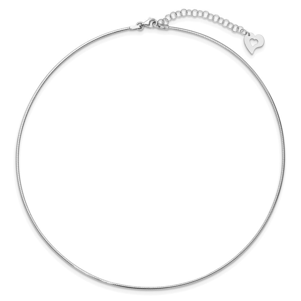 Polished Reversible with 2in ext. Necklace
