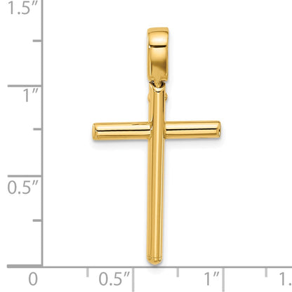 Polished Cross Pendant - 20.91mm
