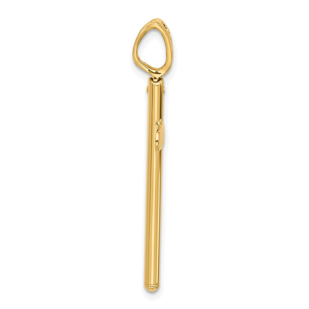 Polished Cross Pendant - 16.33mm