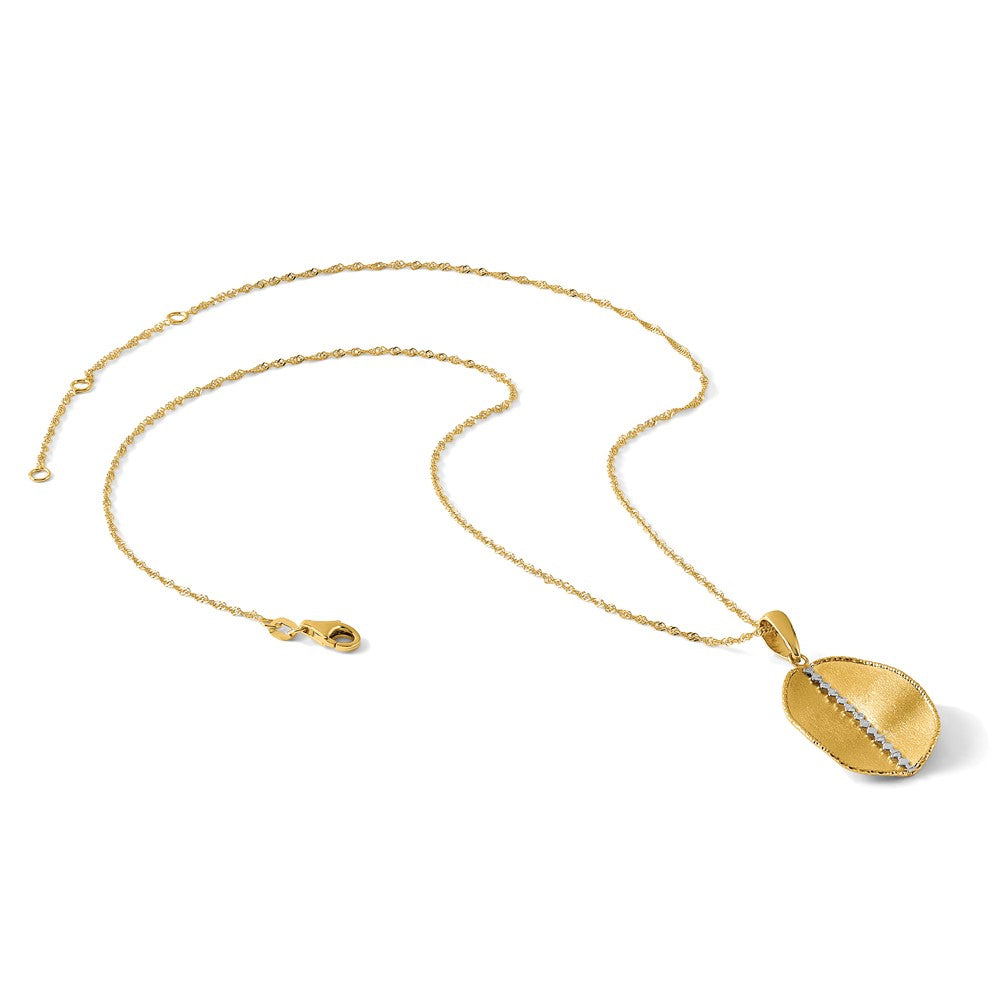 1.0mm Singapore 1in+1in Adjustable Chain - Yellow Gold