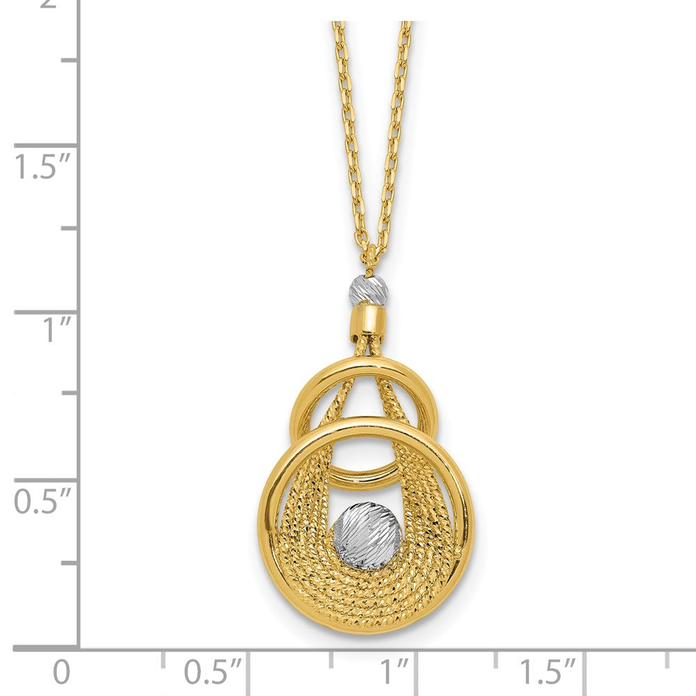 TT Polish/Dia-cut Fancy Teardrop w/.5in ext. Necklace