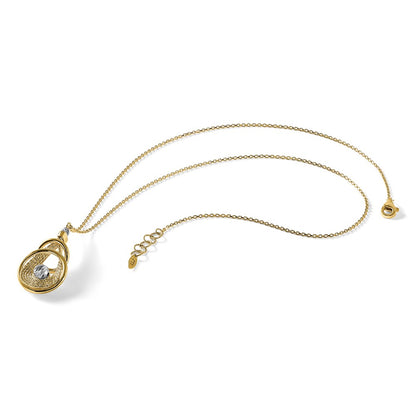 TT Polish/Dia-cut Fancy Teardrop w/.5in ext. Necklace