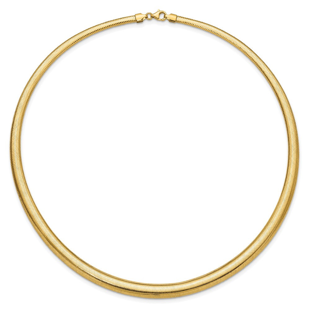Polished Graduated Stretch Necklace 18.5"