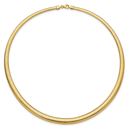Polished Graduated Stretch Necklace 18.5"