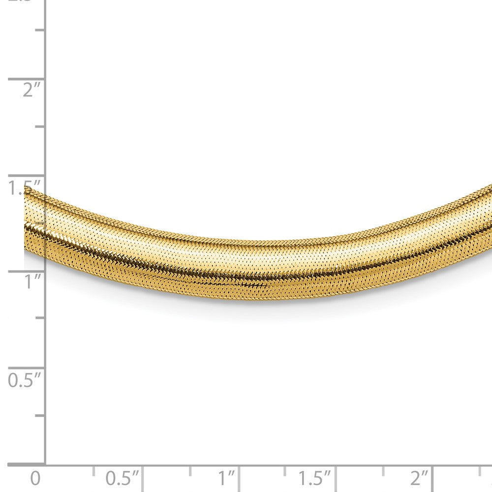 Polished Graduated Stretch Necklace 18.5"